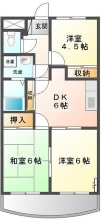 備前西市駅 徒歩15分 4階の物件間取画像